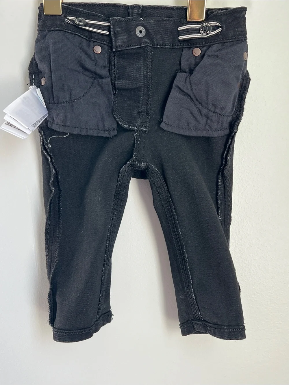 GAP | Baby Black Pull-On Skinny Denim Jeans Size 6-12 Months